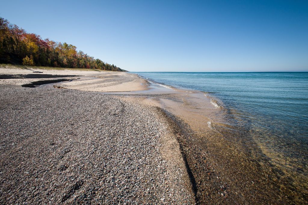Stone Beach, Lake Superior Hiawatha National Forest, Michigan
