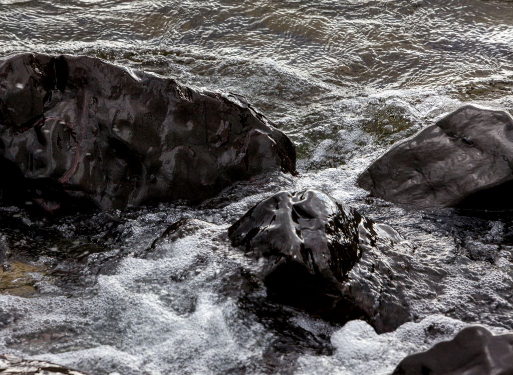 Glistening Rocks at Coppermine Point, Lake Superior Canadian Shore