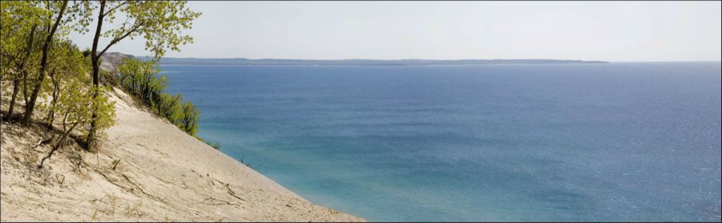 Lake Michigan from Sleeping Bear Dunes Overlook, 2007