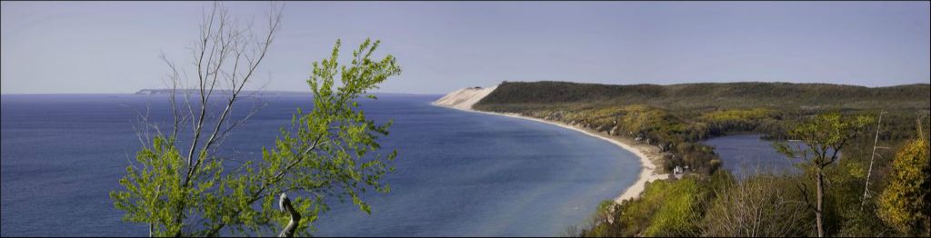 Sleeping Bear Dunes from Empire Bluffs, 2007